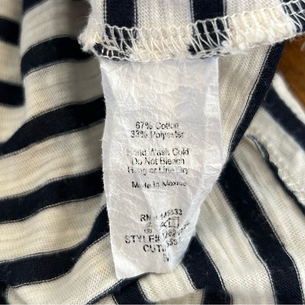 W5 Ric Rac Trimmed Striped Top EUC - Picture 6 of 7